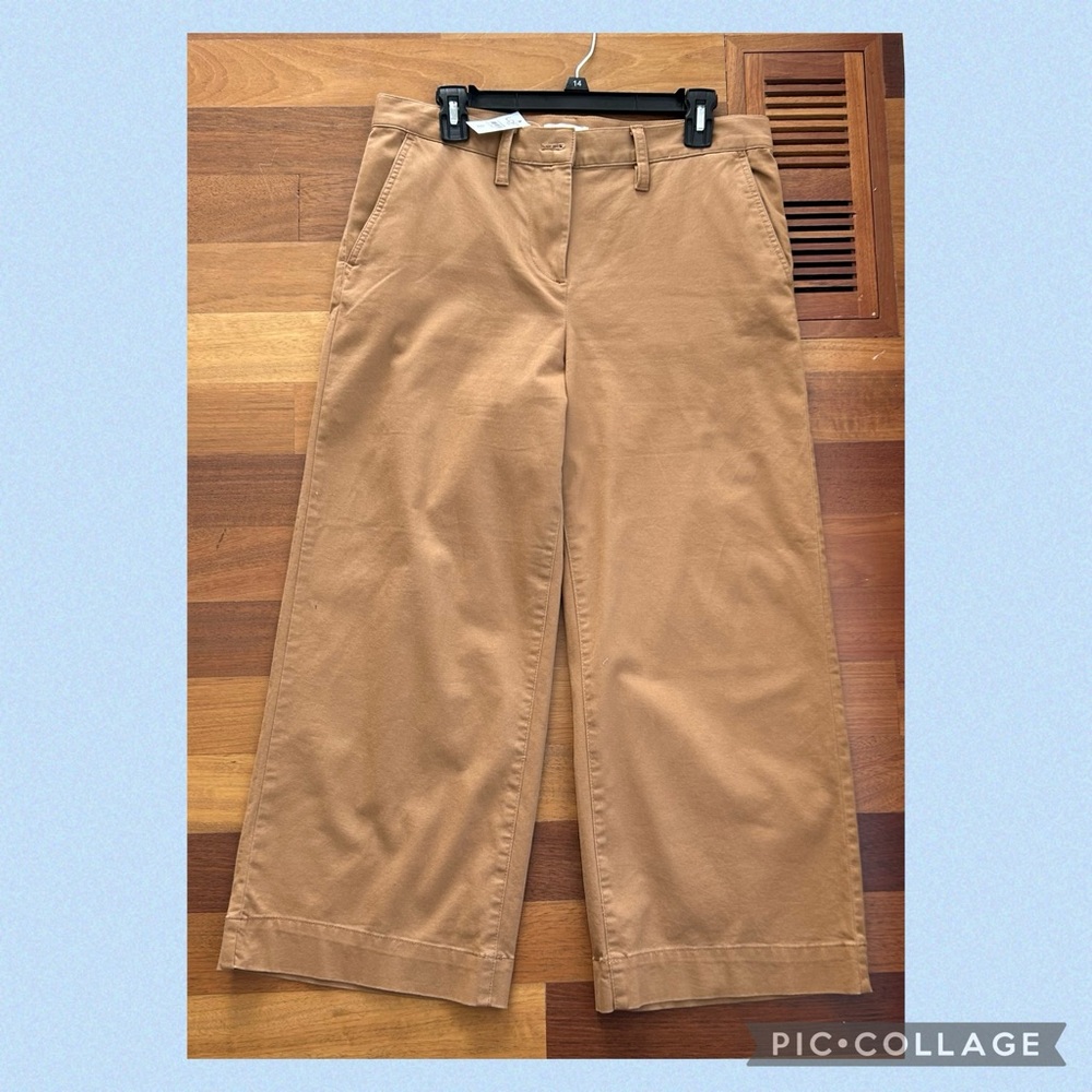 ♦️NWT LOFT Outlet cropped wide leg pant 8/10